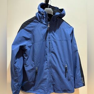 Abercrombie & Fitch Blue and Black Outerwear